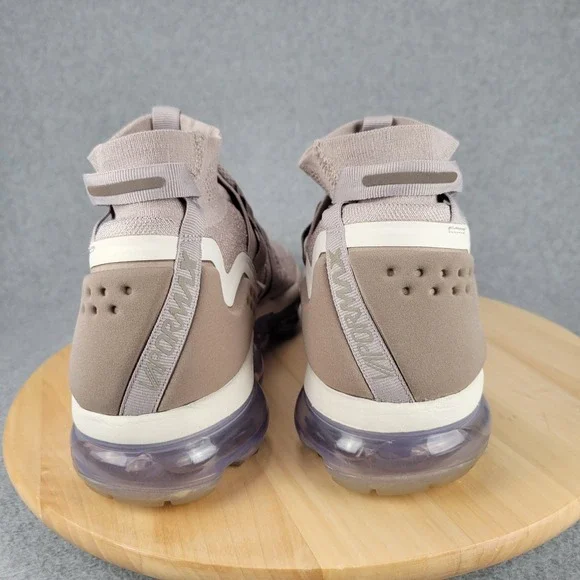 Nike Air VaporMax Flyknit Utility Moon Particle AH6834-205 Mens 14 Taupe Sneaker - Picture 6 of 12